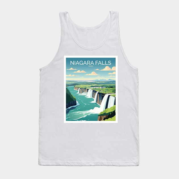 NIAGARA FALLS Tank Top by MarkedArtPrints